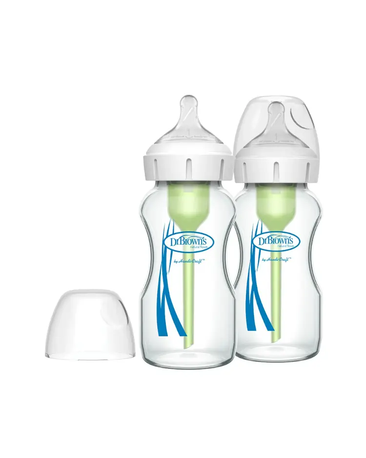 Dr.Brown's Options+ paket sa 2 staklene bočice 270 ml široko grlo