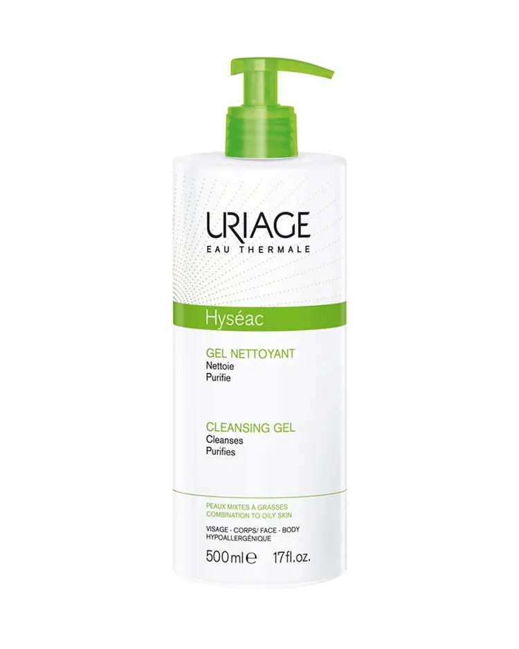 Uriage Hyséac gel za pranje mješovite i masne kože, 500 ml 500 ml