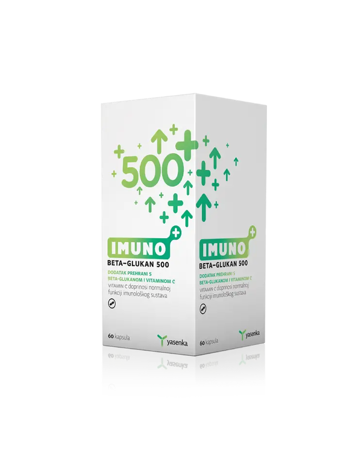 Yasenka IMUNO BETA GLUKAN 500, 60 kapsula