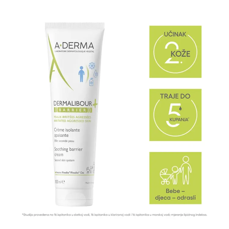 A-Derma Dermalibour+ Barrier izolacijska krema, 100 ml