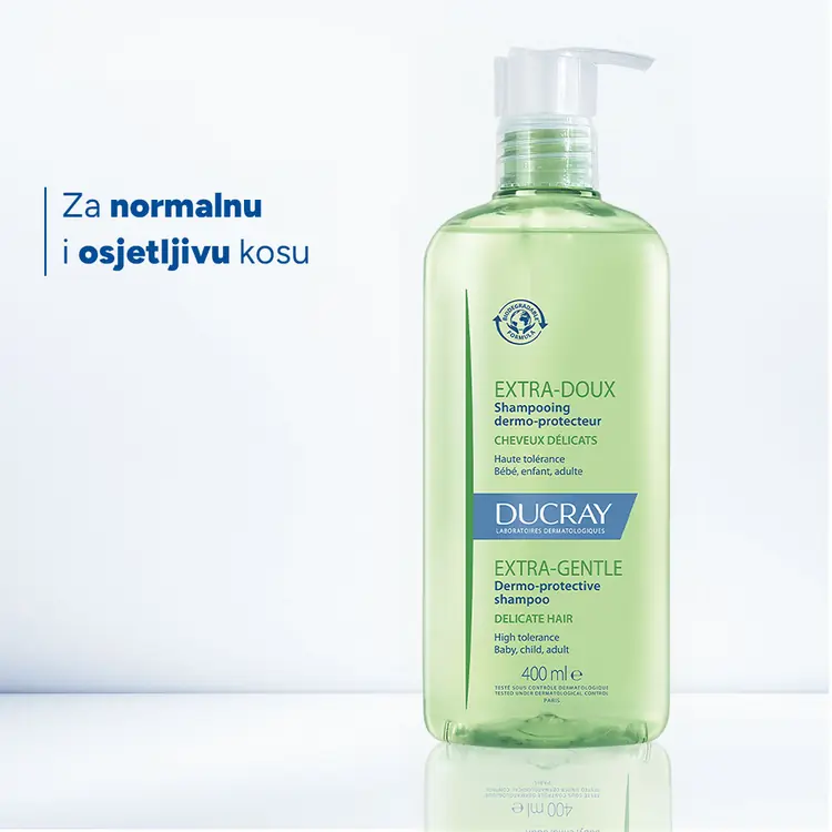 Ducray Extra-Doux dermozaštitni šampon, 400 ml-01