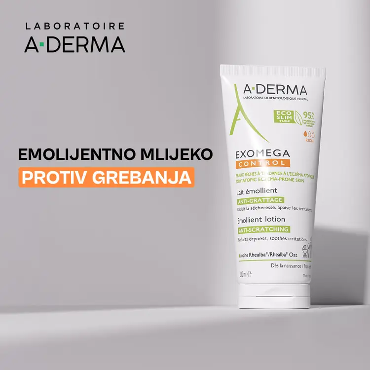 A-Derma Exomega Control emolijentno mlijeko, 200 ml-01