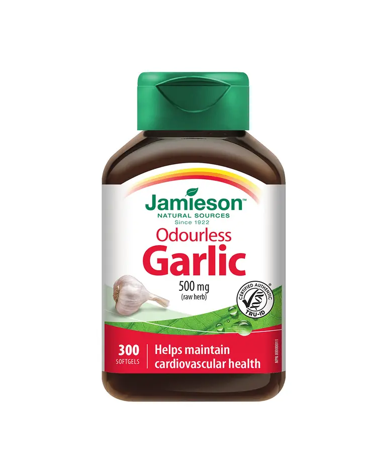 Jamieson Češnjak bez mirisa 500 mg kapsule  300 kapsula