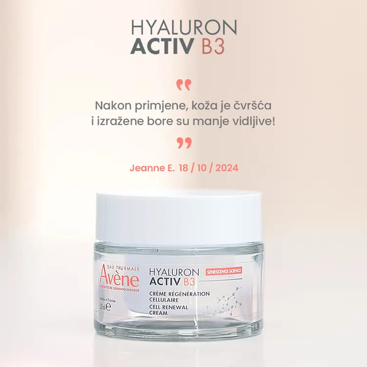 Eau Thermale Avène Hyaluron Activ B3 Krema za obnovu stanica 50 ml lončić