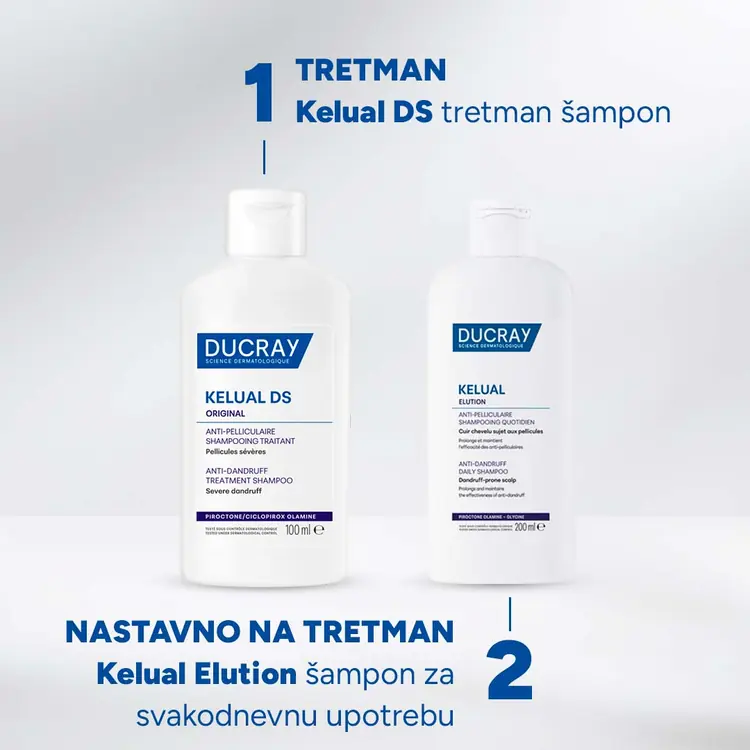 Ducray KELUAL DS ORIGINAL tretman šampon, 100 ml