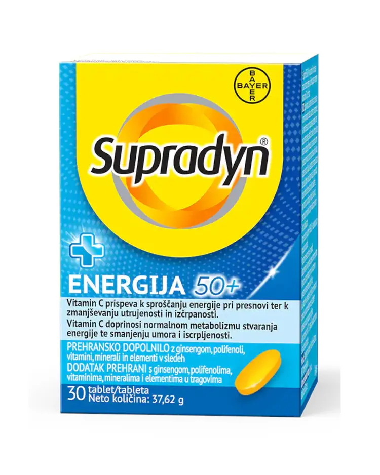 Supradyn energija 50+ , 30 tableta