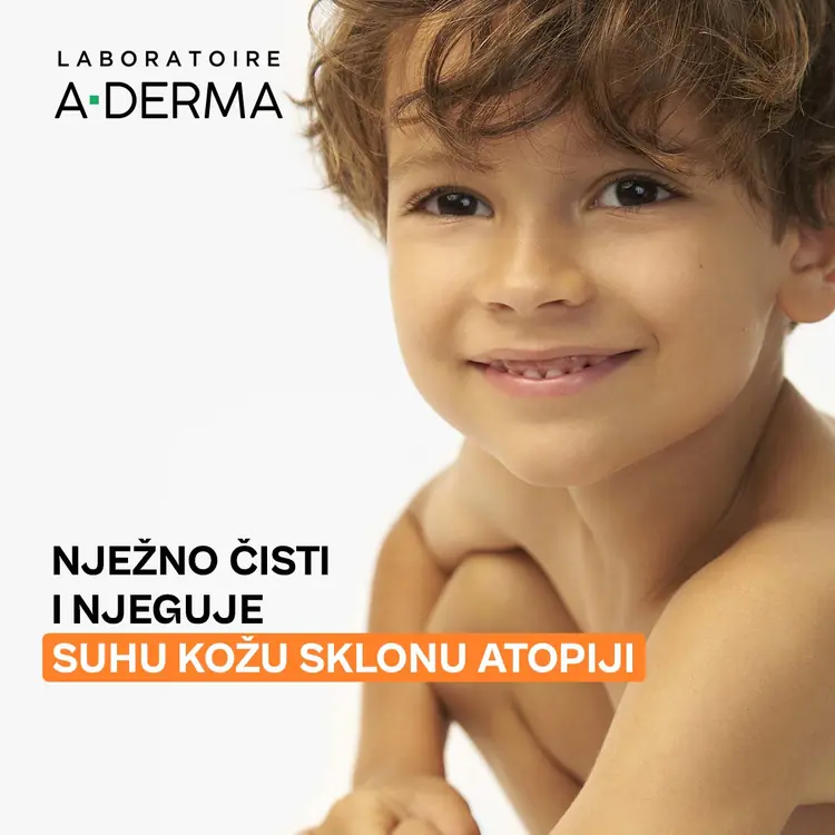 A-Derma Exomega Control emolijentni gel za čišćenje 2u1, 200 ml