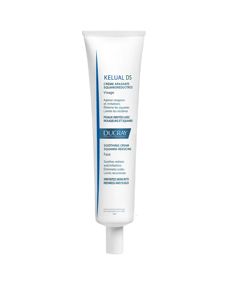 Ducray Kelual DS umirujuća krema za smanjenje ljusaka na licu, 40 ml