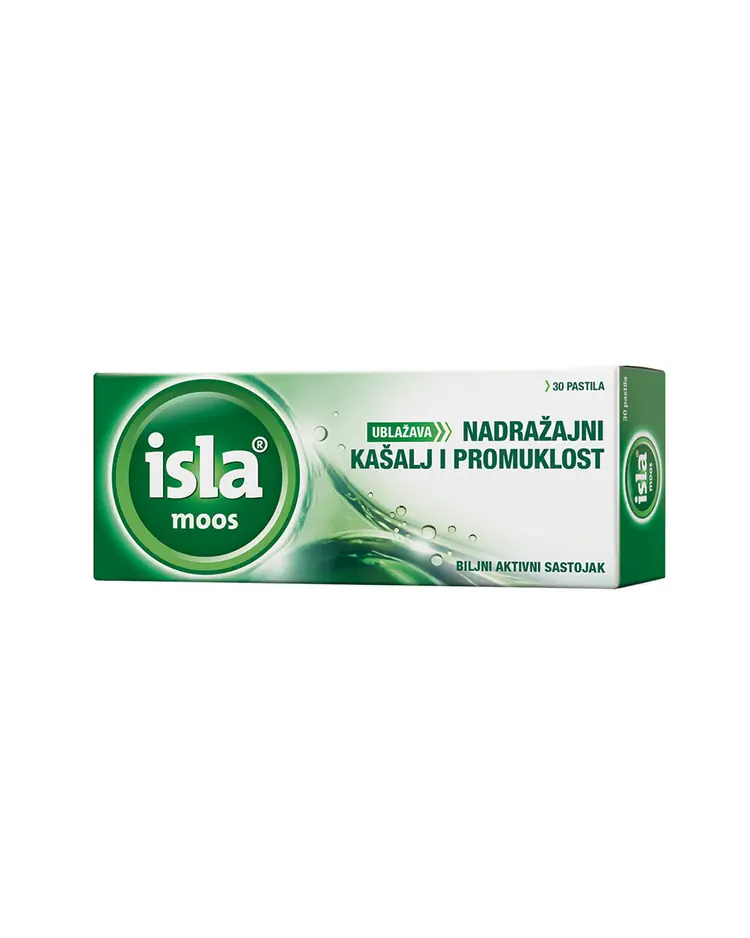 Isla moos,  30 pastila za nadražajni kašalj i promuklost