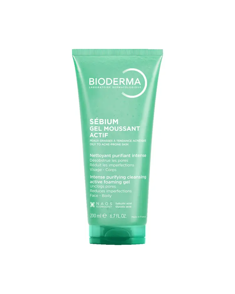 Bioderma Sébium Gel moussant actif, 200 ml