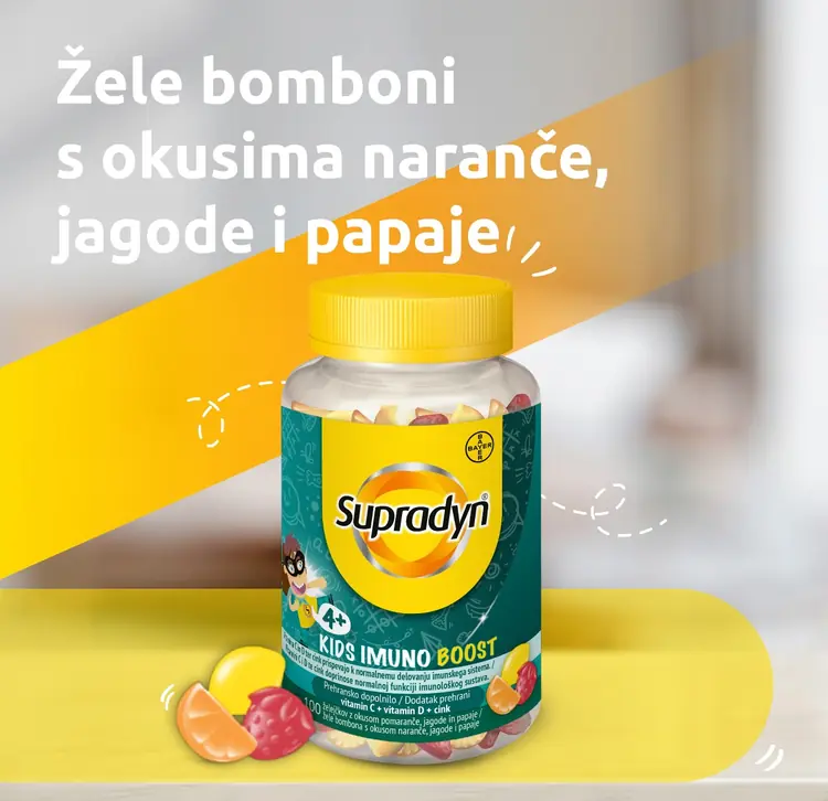 Supradyn Kids IMUNO Boost, 100 bombona