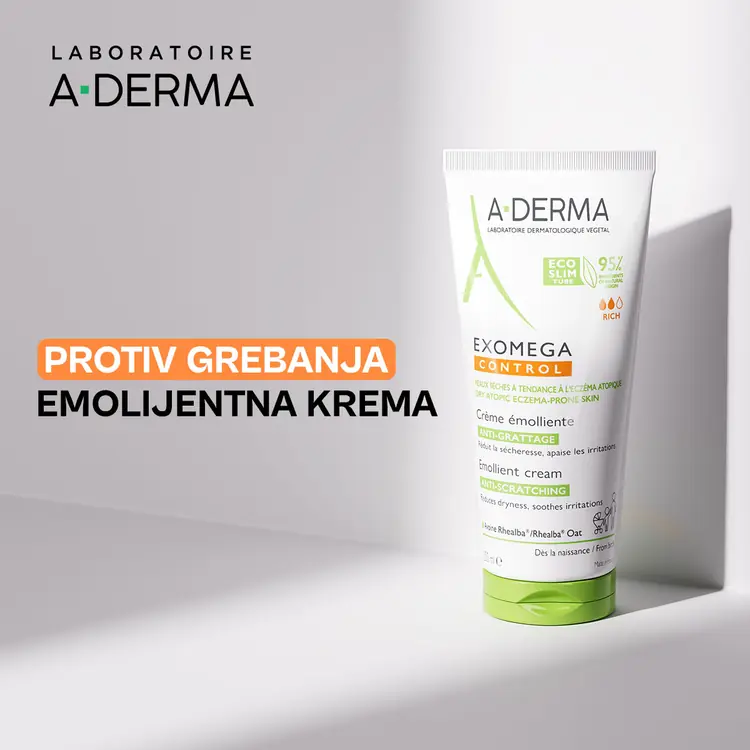 A-Derma Exomega Control emolijentna krema, 200 ml -01