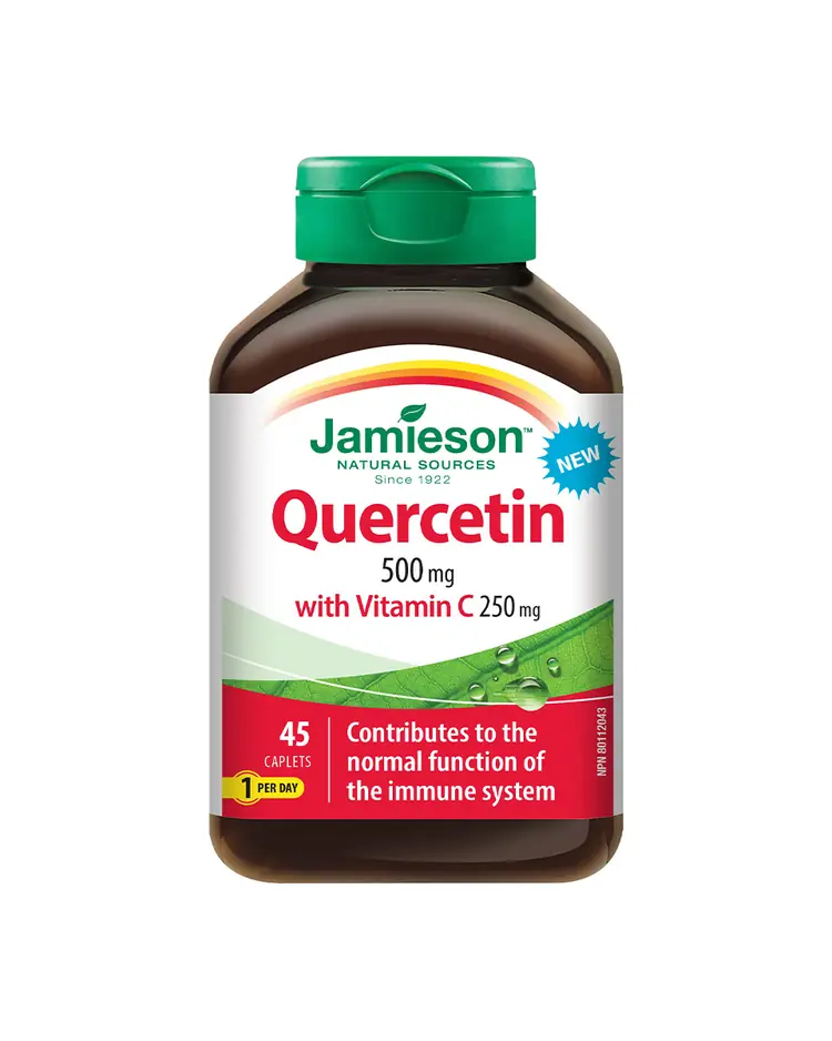 Jamieson Kvercetin 500 mg + Vitamin C 250 mg tablete 45 tableta