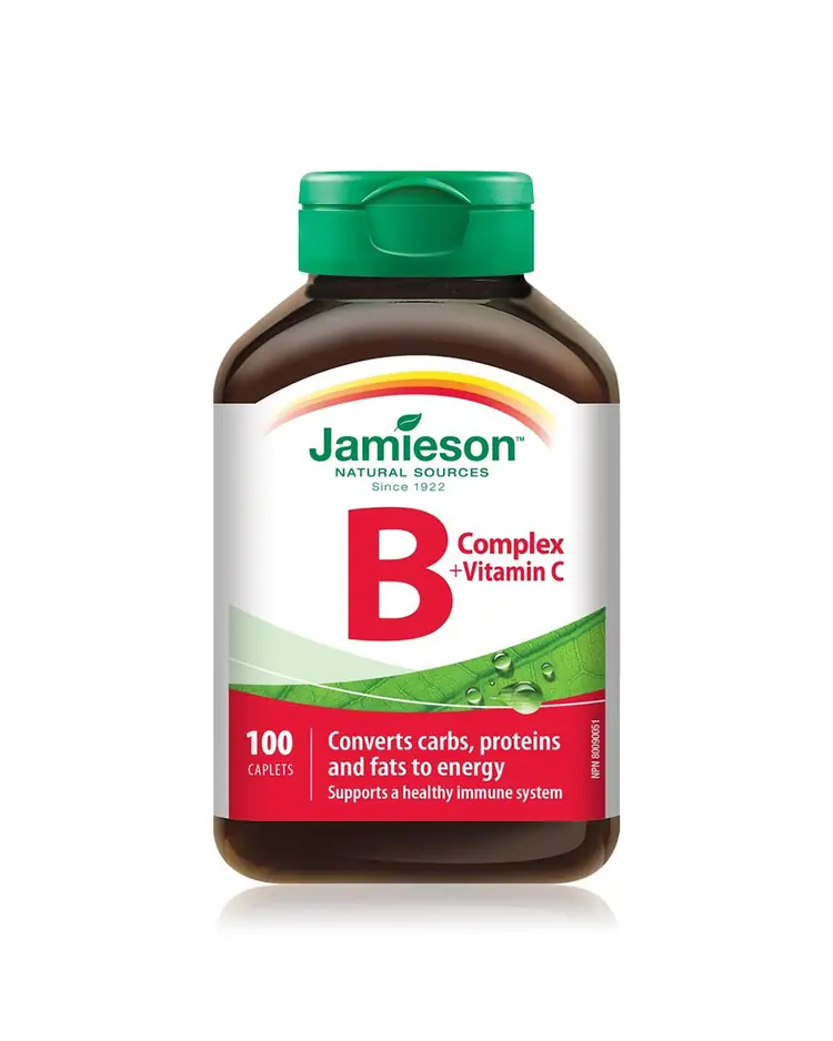 Jamieson B kompleks + Vitamin C tablete  100 tableta