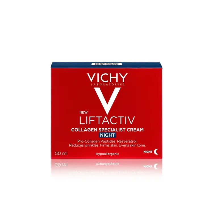 Vichy Liftactiv Specialist noćna njega za korekciju bora, čvrstoće, i blistavosti kože, 50 ml