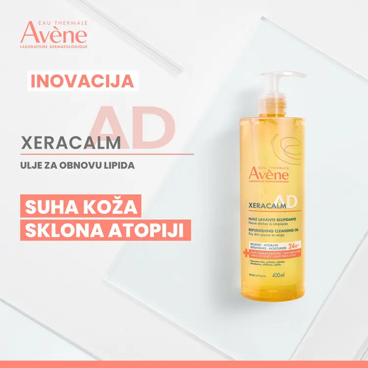 Avène XeraCalm A.D relipidirajuće ulje za čišćenje, 400 ml-01