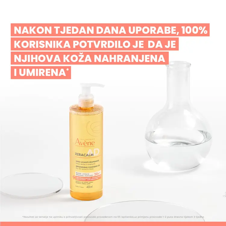 Avène XeraCalm A.D relipidirajuće ulje za čišćenje, 400 ml-04