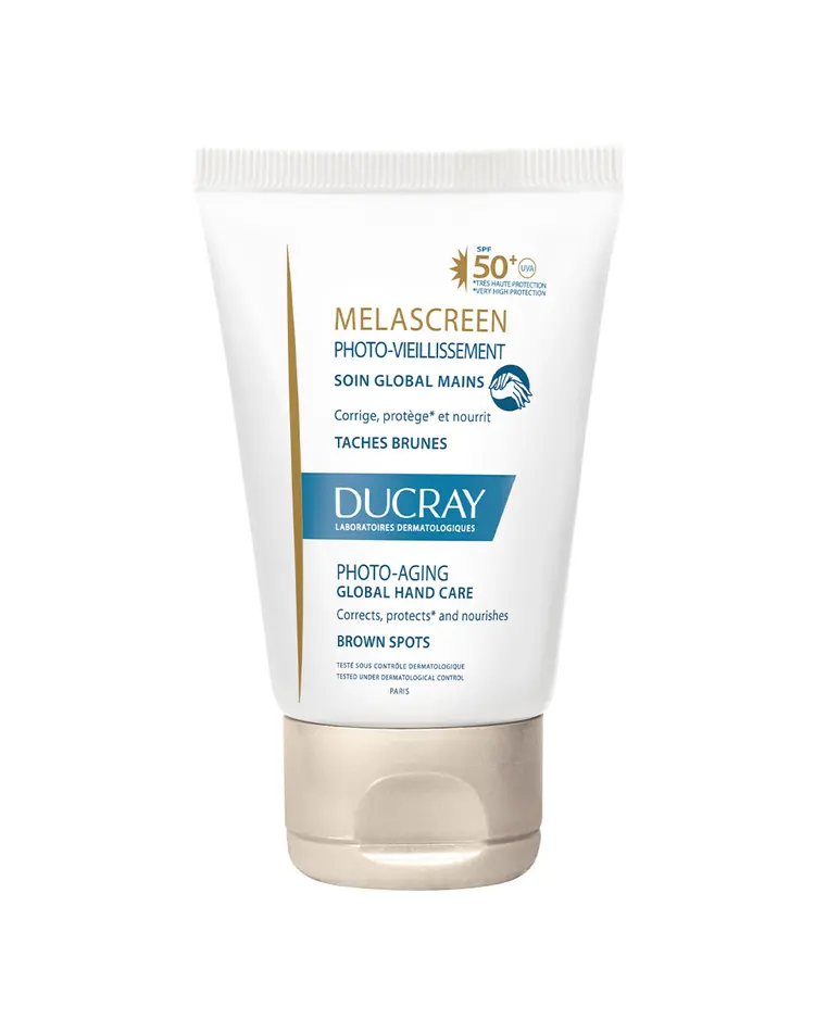 Ducray Melascreen Photo-aging global njega za ruke SPF50+ 50 ml