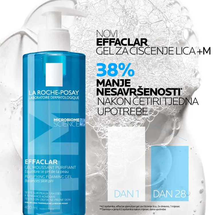 La Roche-Posay Effaclar gel za čišćenje lica, 400 ml