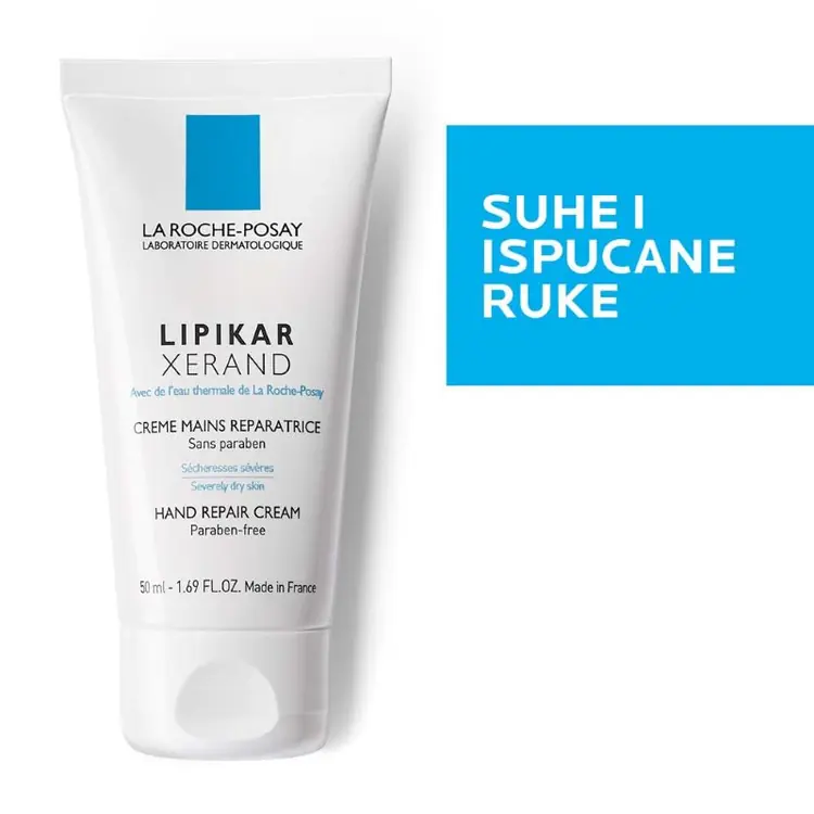 La Roche-Posay Lipikar Xerand krema za obnovu ruku, 50 ml