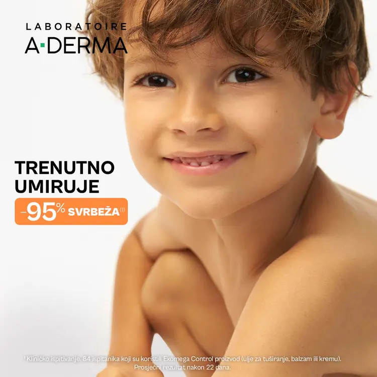 A-Derma Exomega Control emolijentni balzam za suhu i iritiranu kožu, 200 ml
