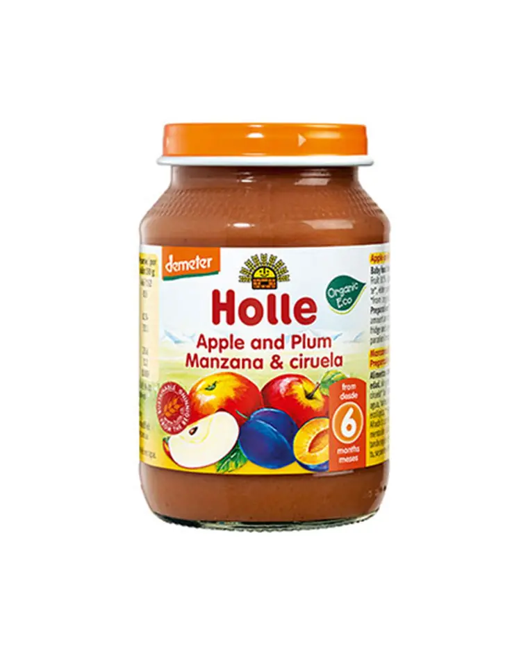 HOLLE Kašica od jabuke i šljive