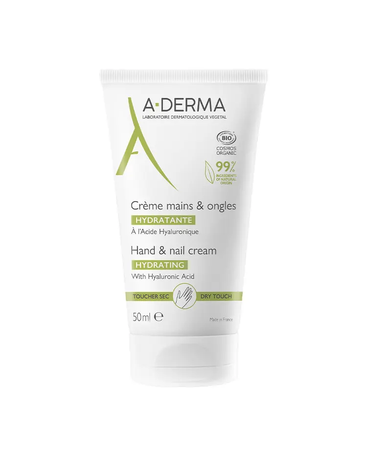 A-Derma hidratantna krema za ruke i nokte sa hijaluronskom kiselinom, 50 ml