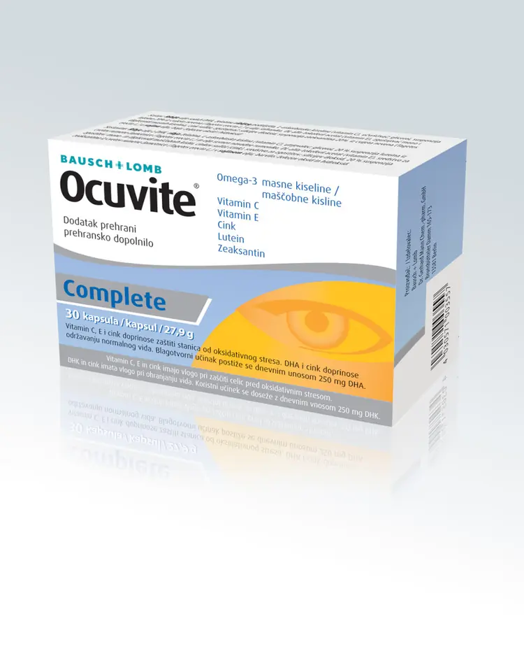 Ocuvite complete dodatak prehrani, 30 kapsula