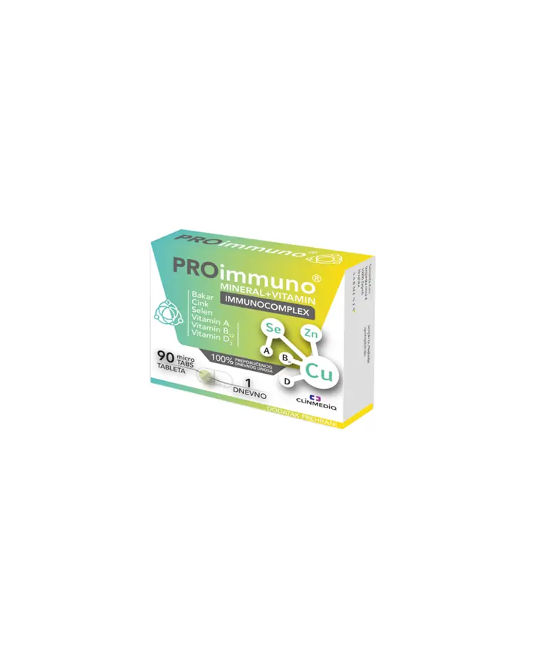PROimmuno tablete sa vitaminima i mineralima za imunitet, 90 tableta