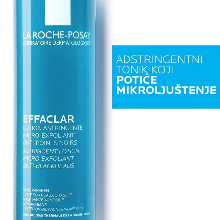 La Roche-Posay Effaclar adstringentni tonik za mitesere, 200 ml