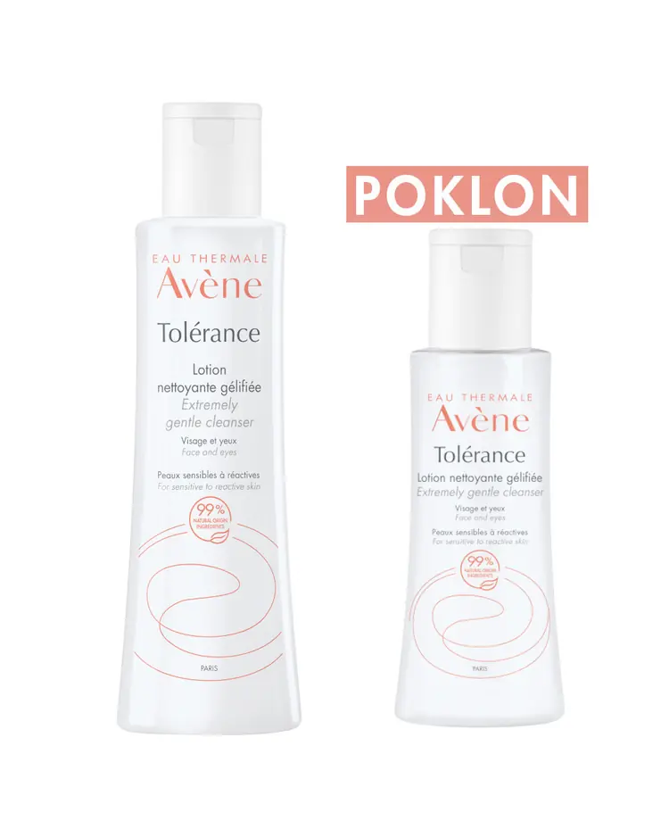 Eau Thermale Avène Tolerance Iznimno blagi losion za čišćenje, za lice i oči, kod osjetljive i reaktivne kože, 200 ml bočica