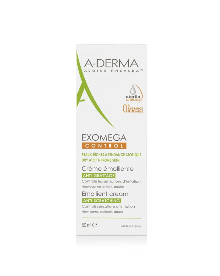 A-Derma Exomega Control emolijentna krema za sve uzraste 50 ml