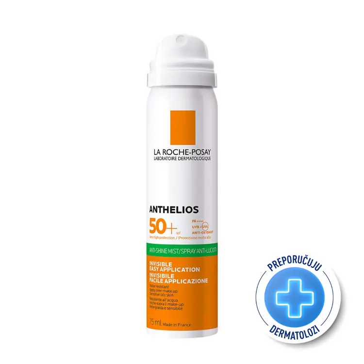 La Roche-Posay Anthelios, nevidljiv i osvježavajuci sprej za lice 75 ml