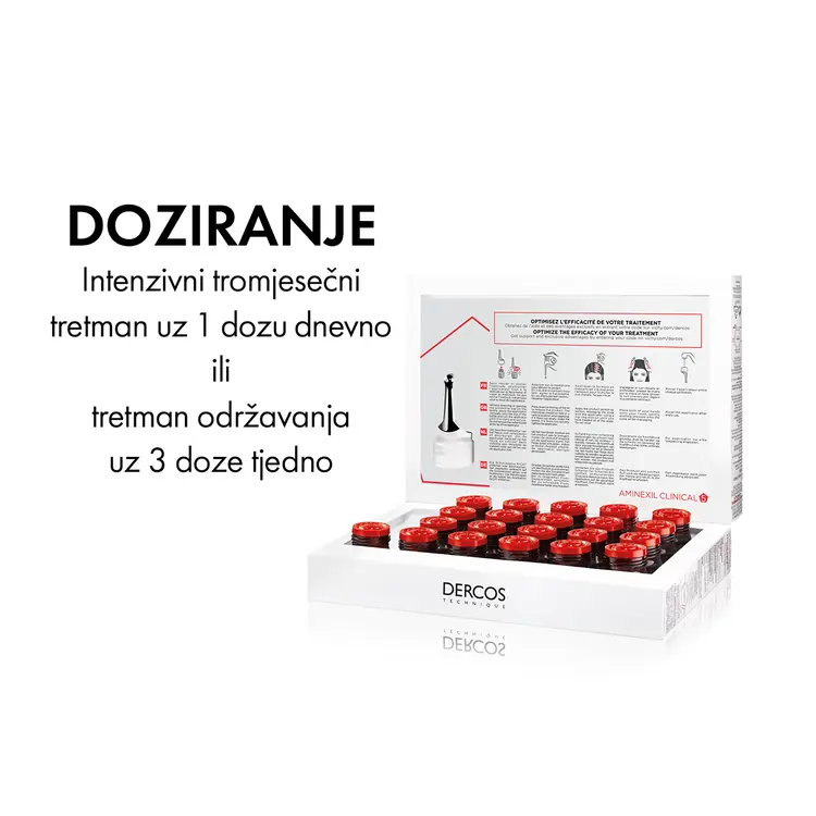Vichy AMINEXIL CLINICAL 5 tretman protiv ispadanja kose za žene 21 ampula