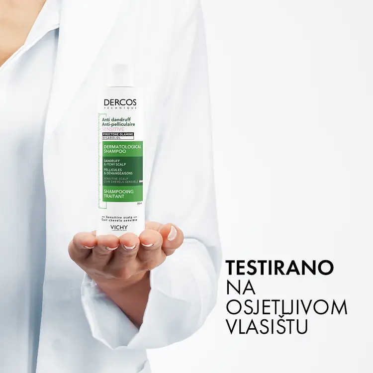 Vichy Dercos šampon protiv prhuti za osjetljivo vlasište bez sulfata 200 ml
