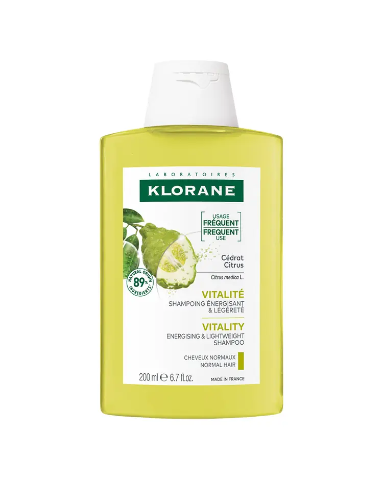 Klorane energizirajući i lagani šampon s citrusom, 200 ml
