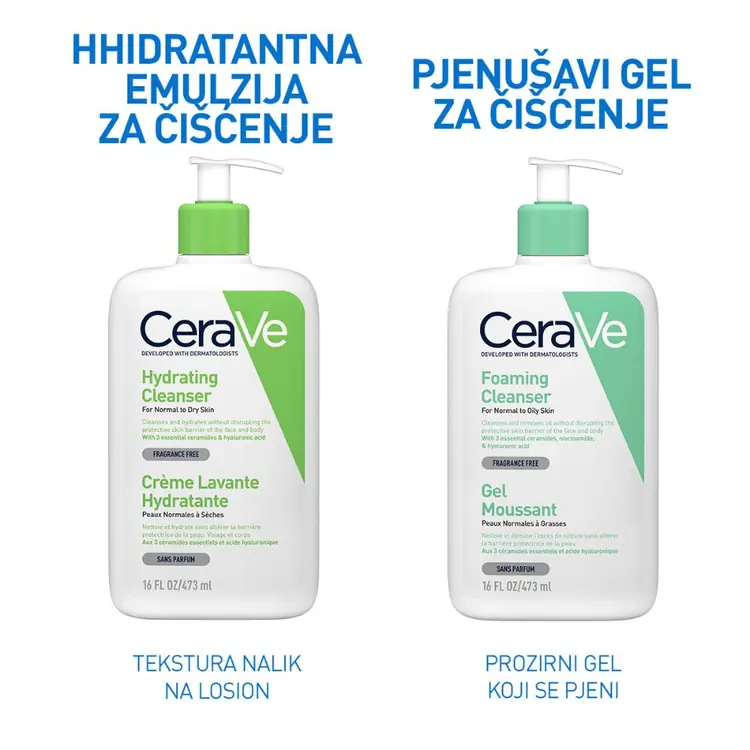 CeraVe hidratantna emulzija za čišćenje od 473 ml, bočica sa pumpicom