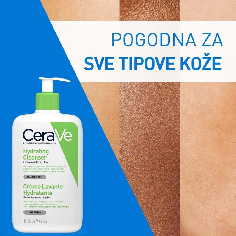 CeraVe hidratantna emulzija za čišćenje od 473 ml, bočica sa pumpicom