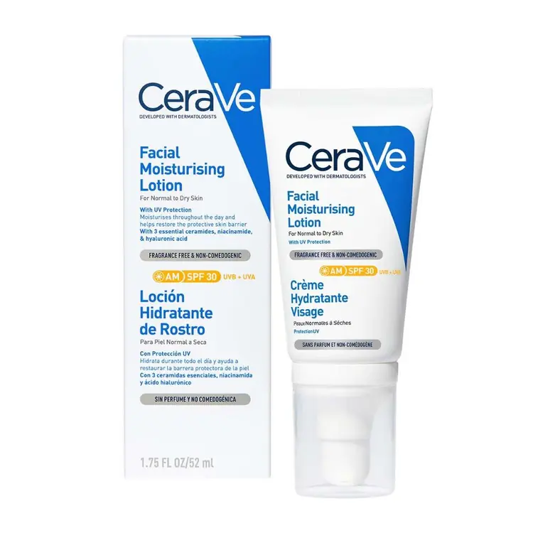 CeraVe hidratantni losion za lice sa SPF 30 i pumpicom, bez parfema 52 ml