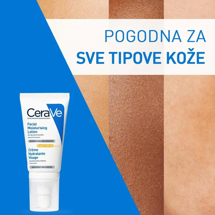 CeraVe hidratantni losion za lice sa SPF 30 i pumpicom, bez parfema 52 ml