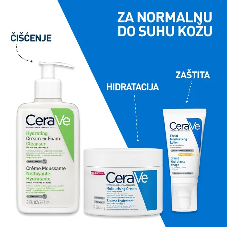 CeraVe hidratantni losion za lice sa SPF 30 i pumpicom, bez parfema 52 ml