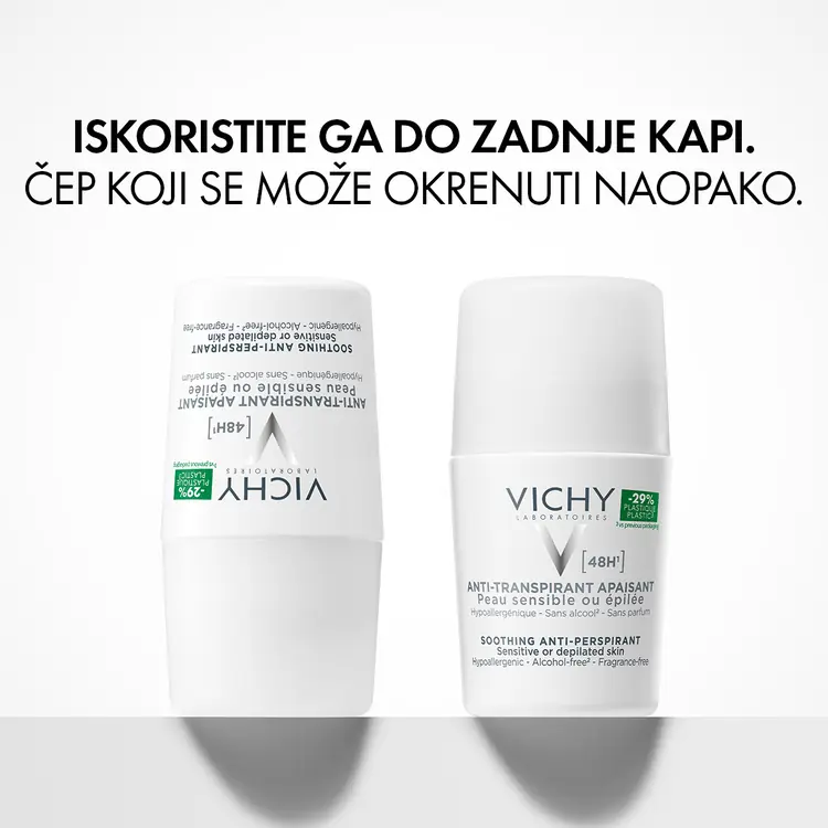 Vichy Dezodorans roll-on za regulaciju znojenja, za osjetljivu kožu 50 ml