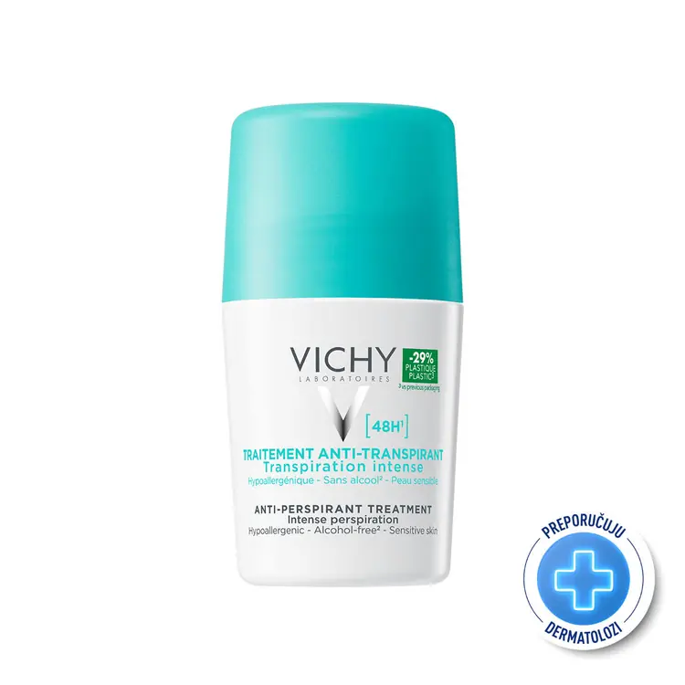 Vichy Dezodorans roll-on za regulaciju prekomjernog znojenja 50 ml