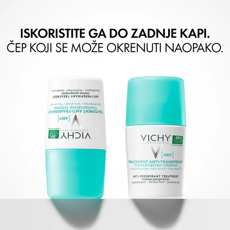 Vichy Dezodorans roll-on za regulaciju prekomjernog znojenja 50 ml