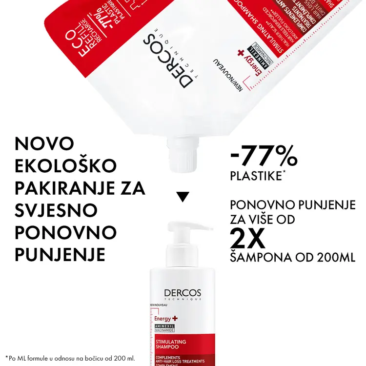 Vichy Dercos energetski šampon protiv ispadanja kose 400 ml