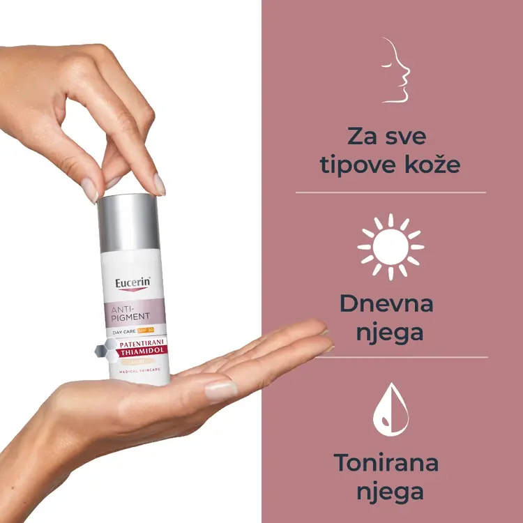 Eucerin Anti-Pigment dnevna tonirana njega SPF 30 (Svijetla  nijansa), 50 ml