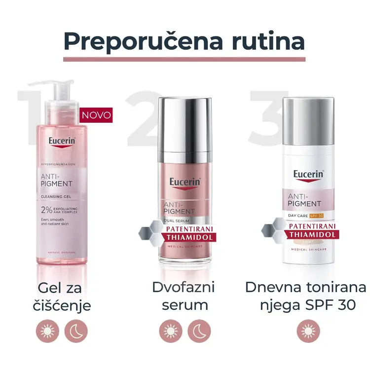 Eucerin Anti-Pigment dnevna tonirana njega SPF 30 (Svijetla  nijansa), 50 ml