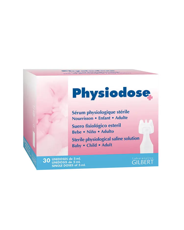 Physiodose fiziološka otopina za njegu sluznice nosa, ispiranje očiju i ušiju, čišćenje rana tge inhalacijsku terapiju,  30x5ml