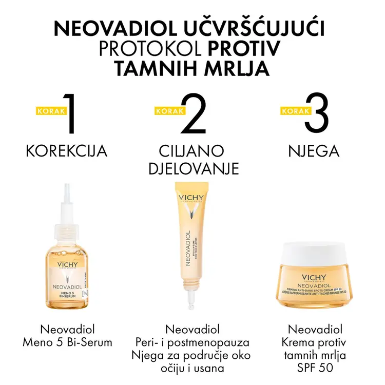 Vichy Neovadiol Dnevna njega za učvršćivanje kože i zaštitu od tamnih mrlja u postmenopauzi, SPF 50