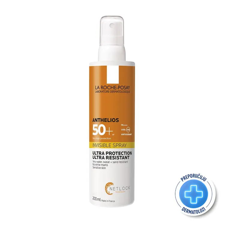 La Roche-Posay Anthelios Nevidljivi sprej SPF50+ 200 ml